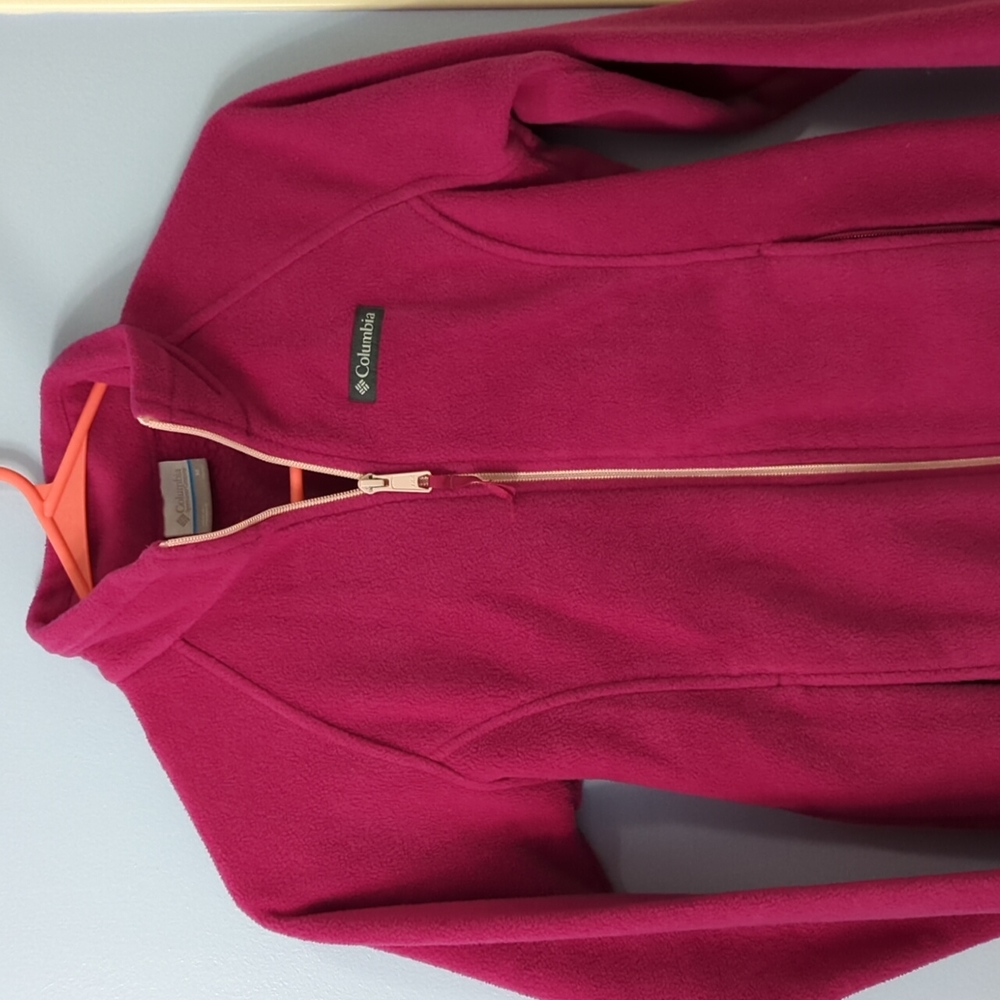 Kids Columbia fleece zip up jacket